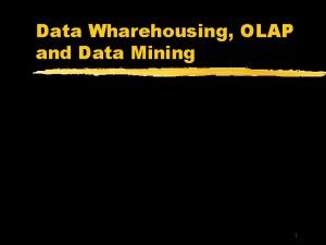 Data wharehousing