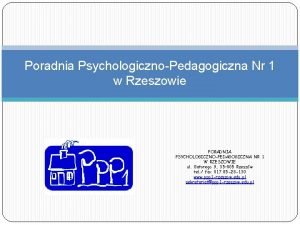Poradnia psychologiczno-pedagogiczna rzeszów batorego