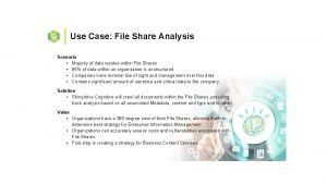 Fileshare content analyse