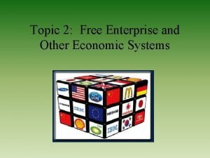 Topic 2 Free Enterprise and Other Economic Systems