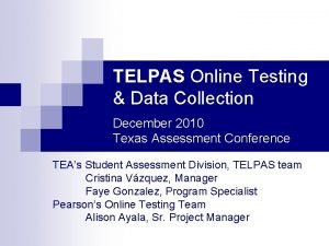 Telpas online test student tutorials