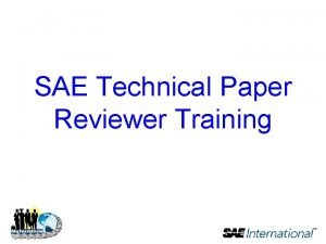 How to review a technical paper