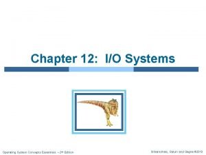 Operating system concepts essentials