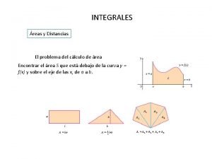 Areas y distancias integrales