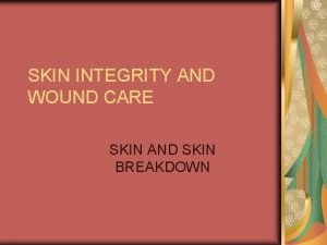 Altered skin integrity
