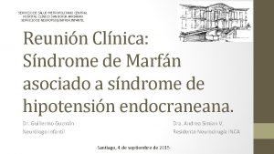 SERVICIO DE SALUD METROPOLITANO CENTRAL HOSPITAL CLINICO SAN