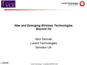Lucent technologies chip