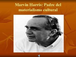 M harris cultura tres niveles