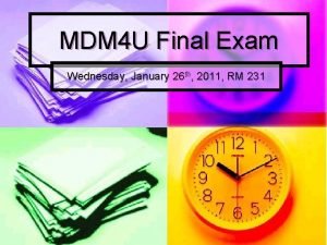 Mdm4u exam review
