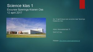 Spierings kranen oss