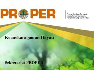 2016 Program Penilaian Peringkat Kinerja Perusahaan dalam Pengelolaan