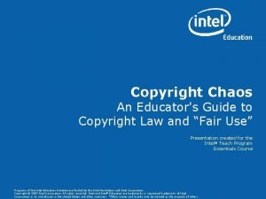 Copyright chaos