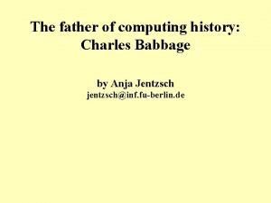 Father of computer