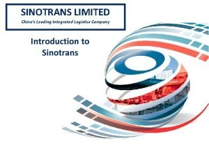 Sinotrans logistics uganda limited