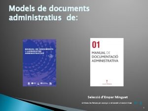 Models documents administratius