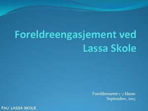 Lassa skole