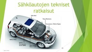 Shkautojen tekniset ratkaisut 1 Jaakko Niskala Kandidaatintyss ksiteltiin