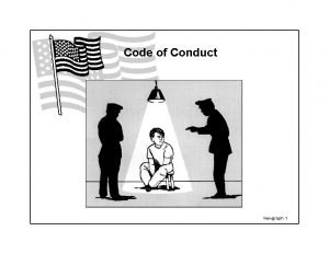 Code of conduct articles
