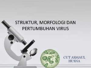 STRUKTUR MORFOLOGI DAN PERTUMBUHAN VIRUS CUT ASMAUL HUSNA