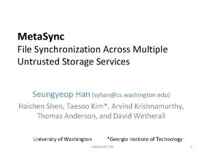 Meta sync