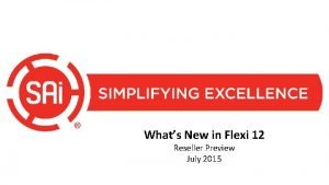 Flexi sched