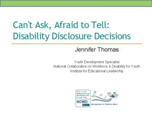 411 disability disclosure