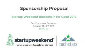 Startup weekend san francisco