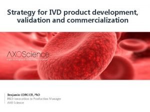 Ivd product development process