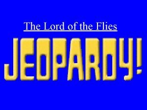 Lord of the flies category