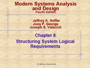 Modern Systems Analysis and Design Fourth Edition Jeffrey