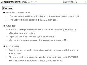 Japan proposal for EVSGTR TF 1 EVSTF08 15