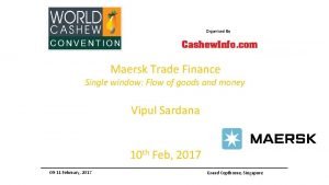 Maersk trade finance