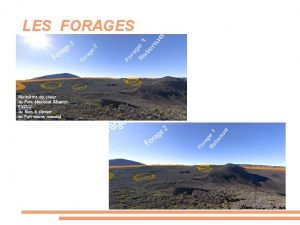 LES FORAGES Le projet gothermique de la Rgion