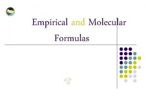 Empirical and molecular formula worksheet doc