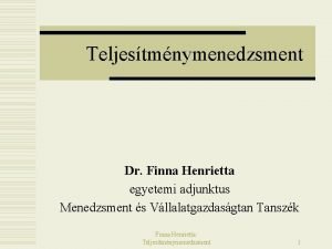 Teljesítménymenedzsment rendszer Teljesítménymenedzsment rendszer