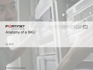 Anatomy of a SKU Q 2 2015 Copyright