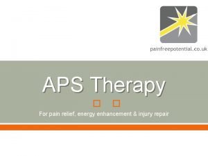 Aps therapy machine