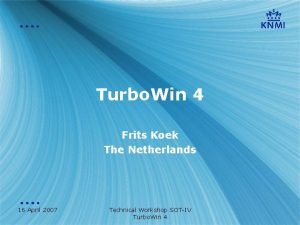 Turbo Win 4 Frits Koek The Netherlands 16