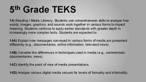 5th grade reading teks