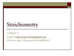 Chapter 3 stoichiometry answer key