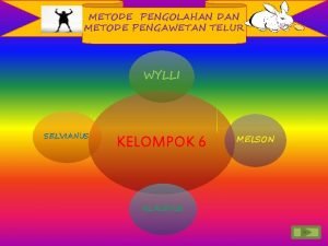 Metode pengawetan telur