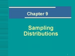 Real life example of sampling distribution