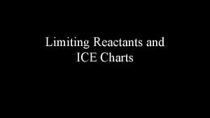 Ice chart chemistry