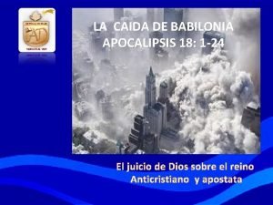 La caída de la gran babilonia