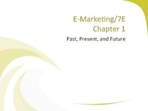 E marketing past present and future