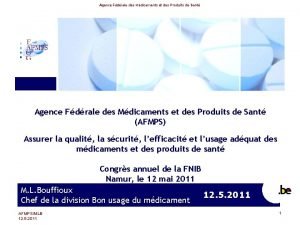 Agence Fdrale des Mdicaments et des Produits de