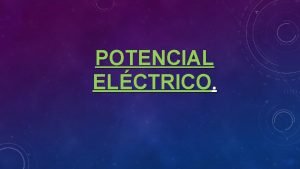 Unidades de la energia potencial