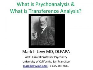 What is transference