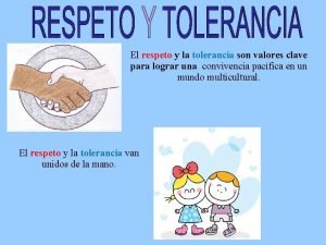 Valores tolerancia