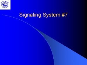 Signaling system 7